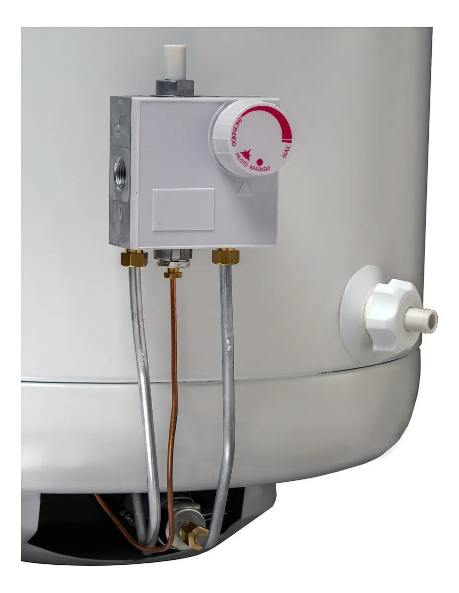 Termotanque a Gas Ecotermo Pópuli 45 Litros Blanco - TPOP8NS045