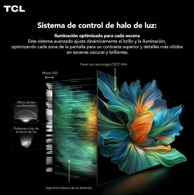 Smart TV TCL 65C6K 65″ Mini LED 4K Google TV HDR Dolby Vision