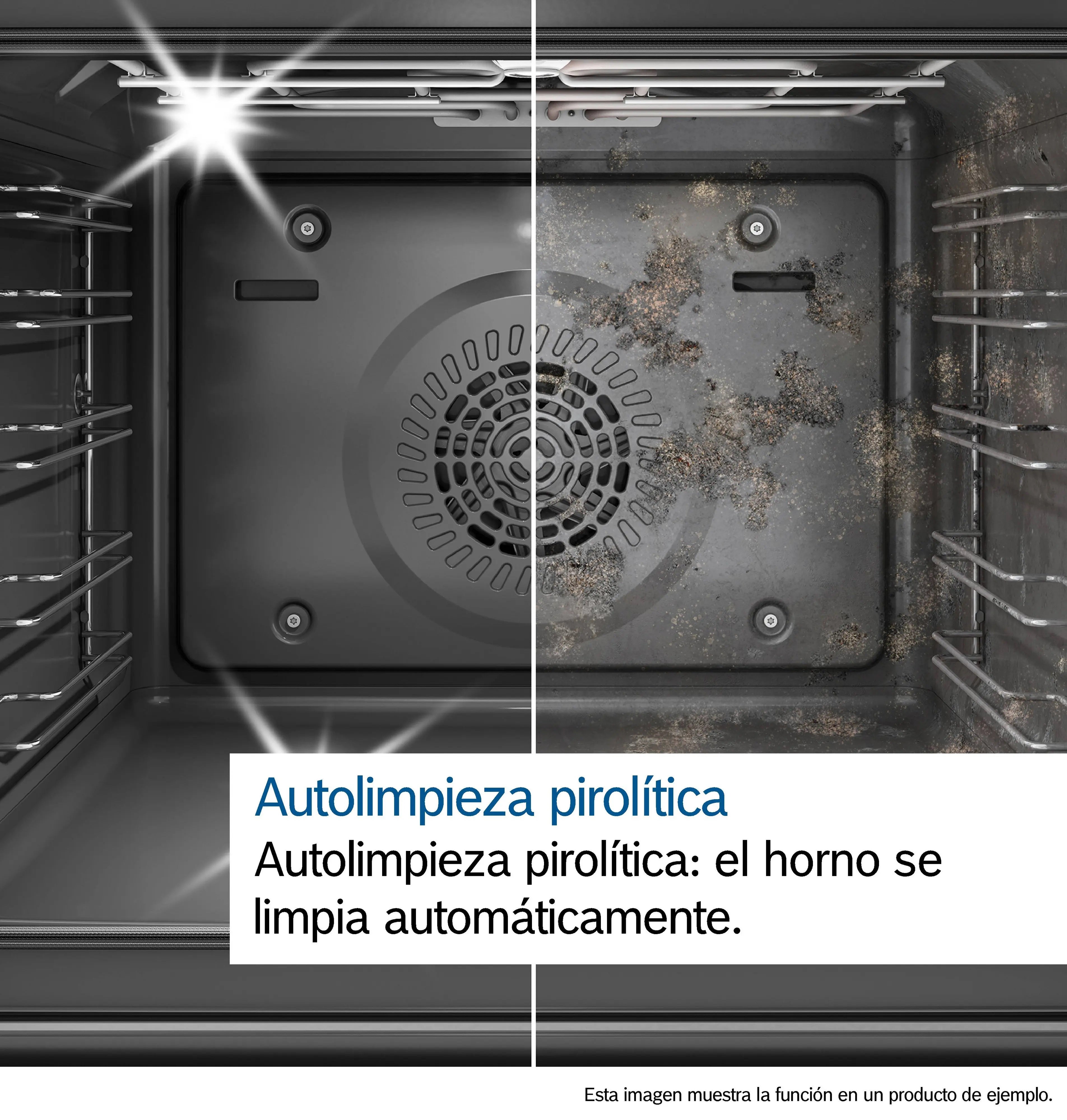 Horno Eléctrico Empotrable Bosch Serie 8 HRG7784B1 Vapor 71 Litros Negro
