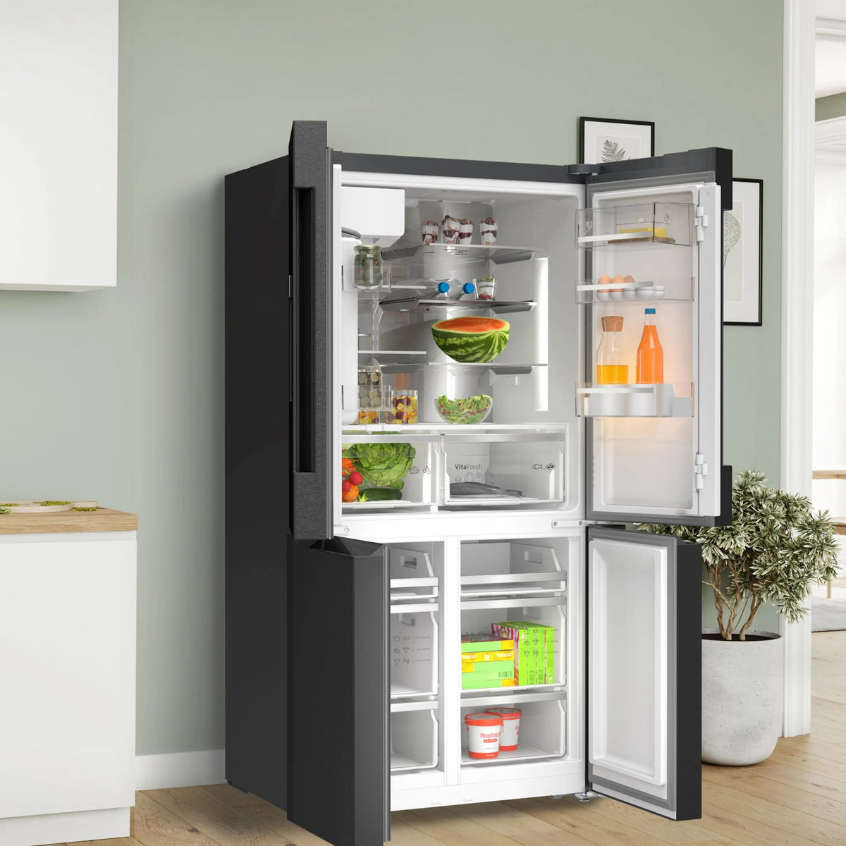 Frigorífico Americano Bosch Serie 6 KFI96AXEA 574 L Total No Frost