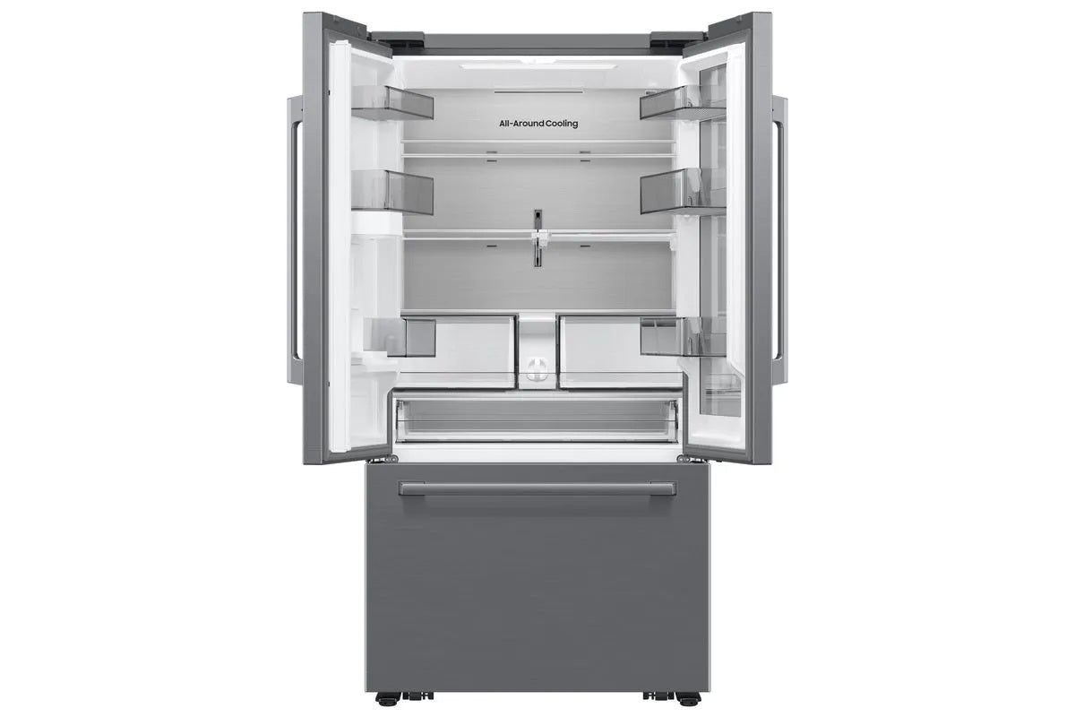 Heladera Samsung Bespoke AI French Door Autoview 680 Litros Silver RF80H30JETBG