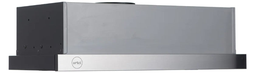 Campana Purificador Artei Caixa Extensible 60cm Tipo Flexa Gris