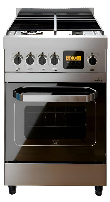 Cocina Morelli Vintage Touch 550 Pta Visor Negra S/c Color Negro