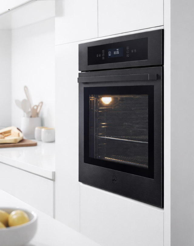 Horno Empotrable Artei "VECCHIO" 60cm Eléctrico Multifunción terminación BLACK STEEL