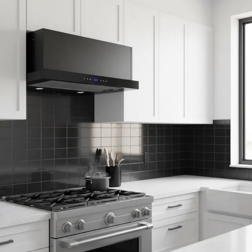 Campana Purificador Artei Caixa Extensible BLACK 60cm Tipo Flexa