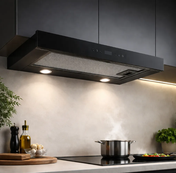 Campana Purificador Artei Caixa Extensible BLACK 60cm Tipo Flexa