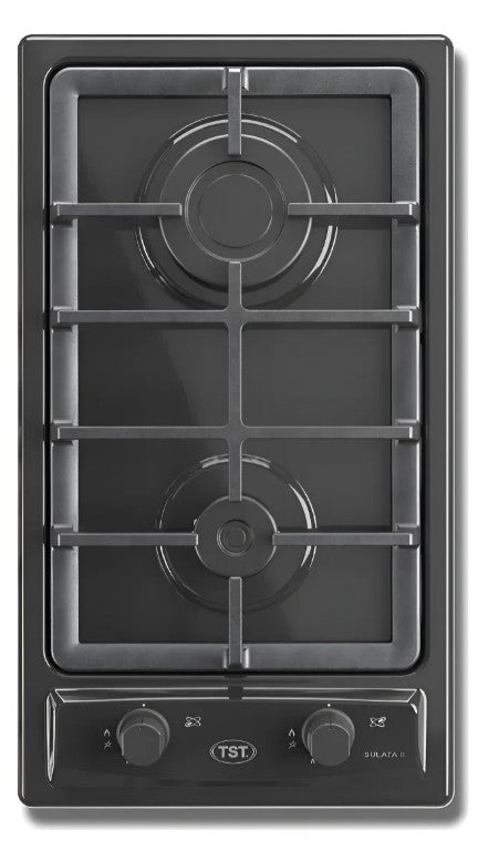 Anafe Tst sulata neo ii 2 hornallas gris grafito multigas color negro 24-2