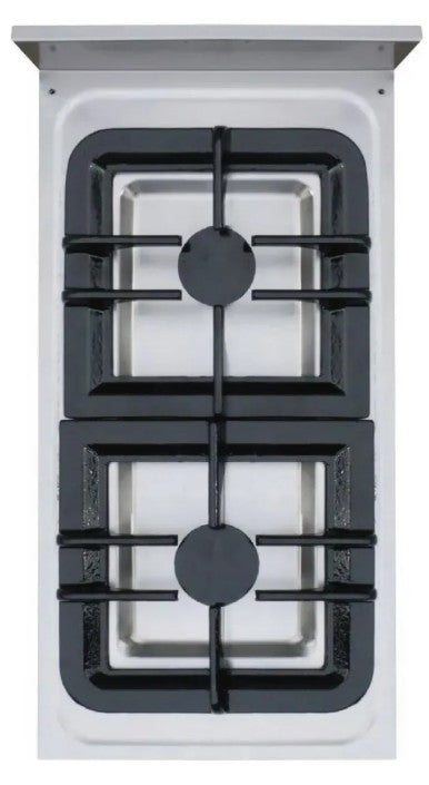 Anafe Tst Semi Industrial 35cm 2 Hornallas Acero Inox 470-35