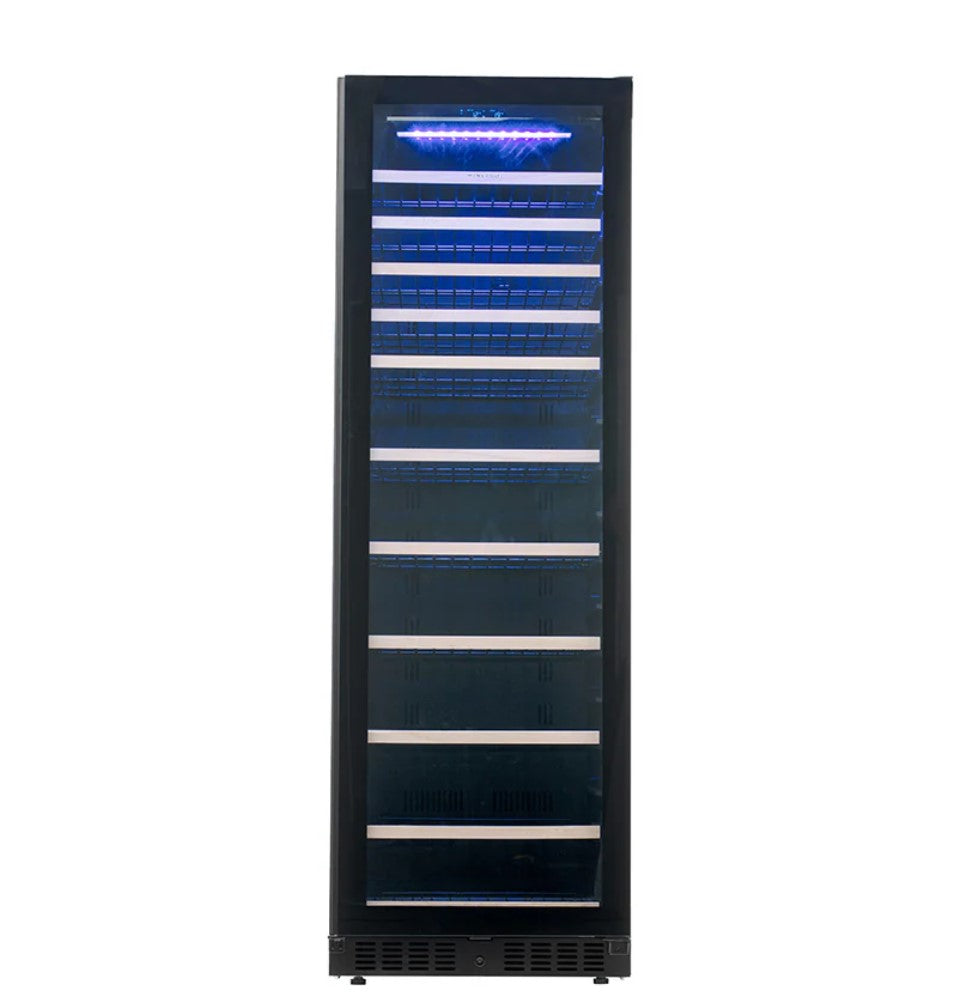 CAVA VINOS WINEFROZ GLASS DOOR EDITION PARA 166 BOTELLAS - SIMPLE TEMPERATURA
