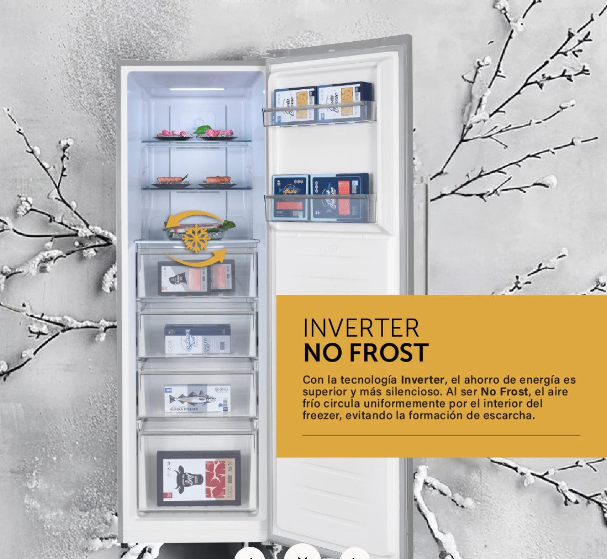 Heladera + Freezer Inverter No Frost Acero Inoxidable Negro 695 L COMBOBLACKINOX