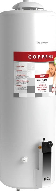 Termotanque A Gas Coppens TTQ120CO 120lts Multigas