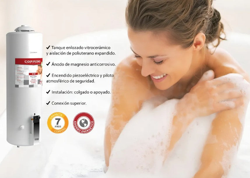 Termotanque A Gas Coppens TTQ120CO 120lts Multigas