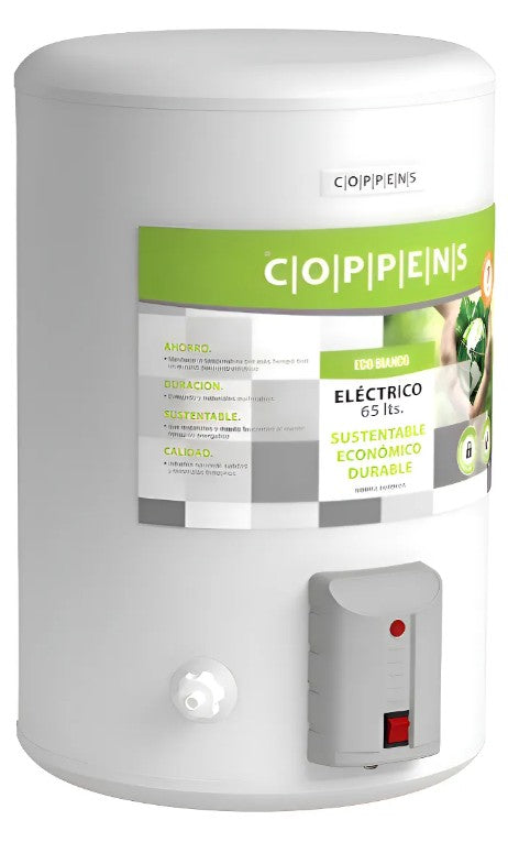 Termotanque Eléctrico Coppens Ttqe65co Eco Blanco 65 Lts Blanco - TTQE65CO