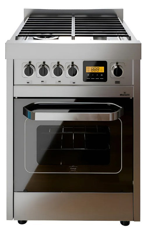 Cocina Morelli Vintage 600 Touch Negra Placa Digital - 18026P (18025 VN-1)