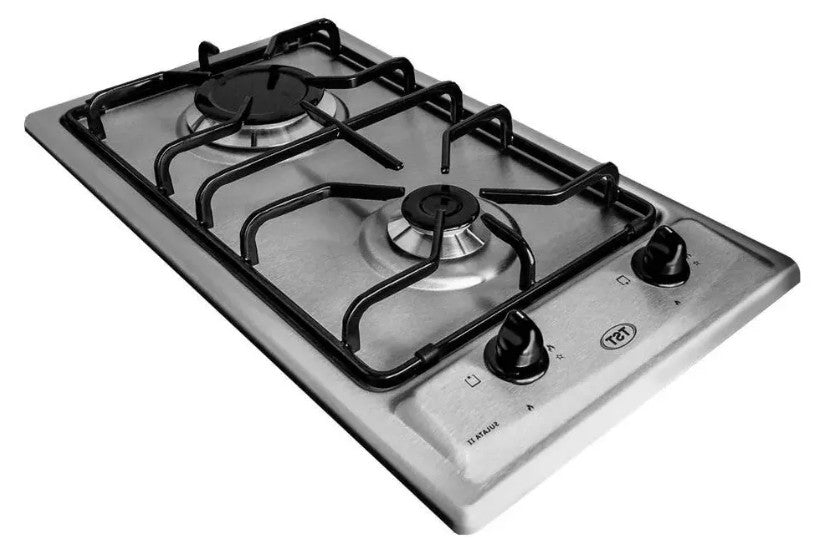 Anafe a Gas TST Premium Sulata II 2 Hornallas Acero Inox 20-2