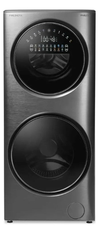 Torre De Lavado Philco PHLFT157GT Inverter Lavasecarropas 15/7k Gris Oscuro