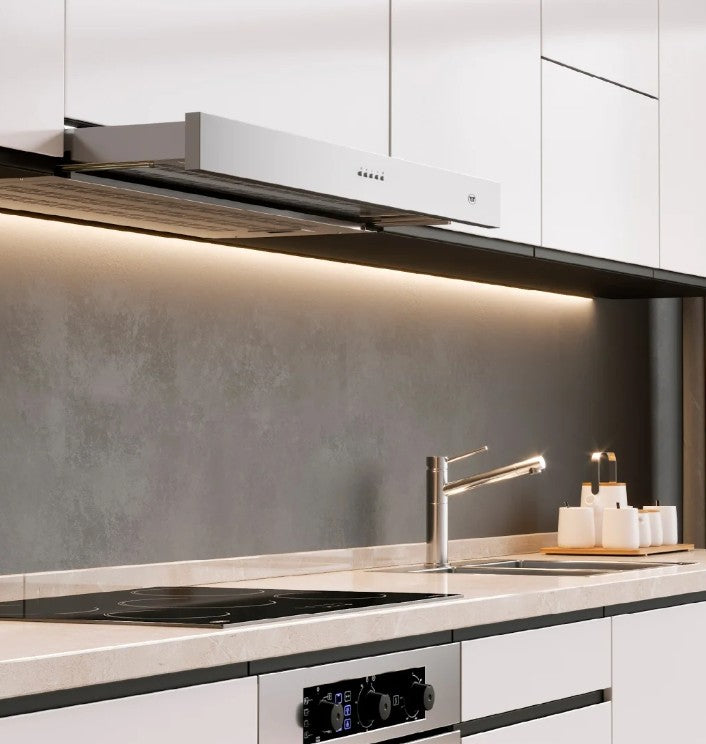 Extractor Purificador Extensible lite 90 Cm (pared) - Tst - Acero Plateado