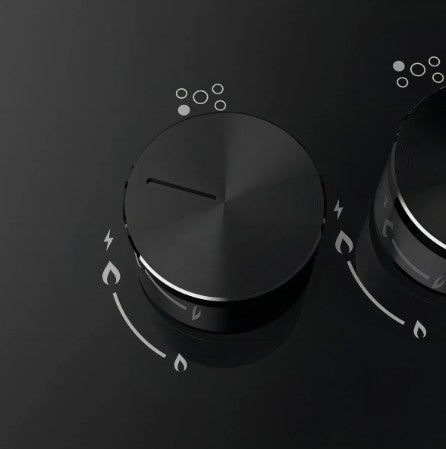 Anafe Multigas Ormay Ónix Black 5 Hornallas Negro