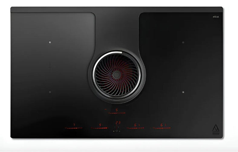 Anafe Empotrable & Extractor Elica Nikolatesla One Hp Vidrio Negro PRF0120975B