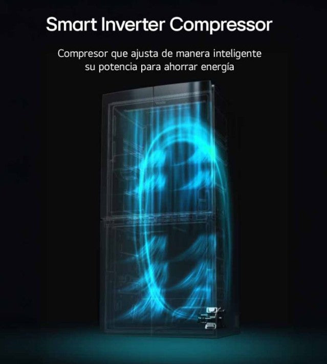 Heladera LG GS66MPPT Side by Side 647 L No Frost Smart Inverter