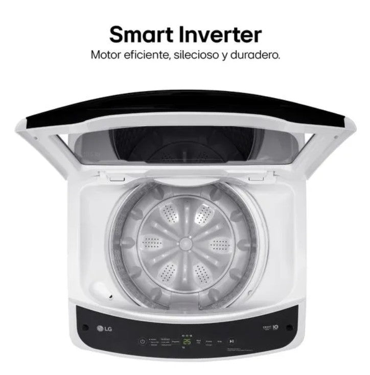 Lavarropas LG WT11WVTB Carga Superior 10,5 Kg Smart Inverter