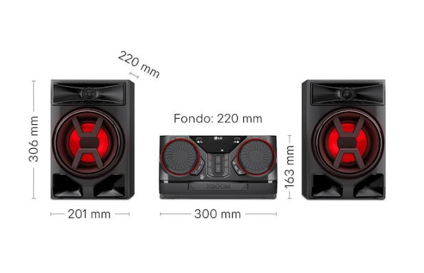 Minicomponente LG XBOOM CK43N 300 W