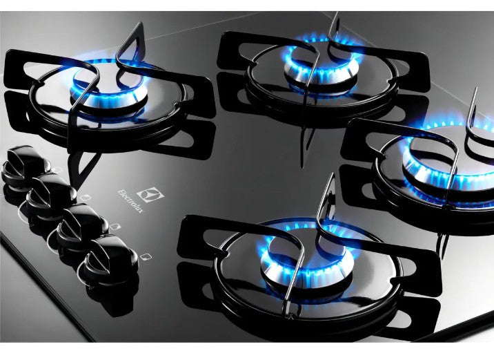 Anafe a Gas Electrolux GC60M 60 cm Negro