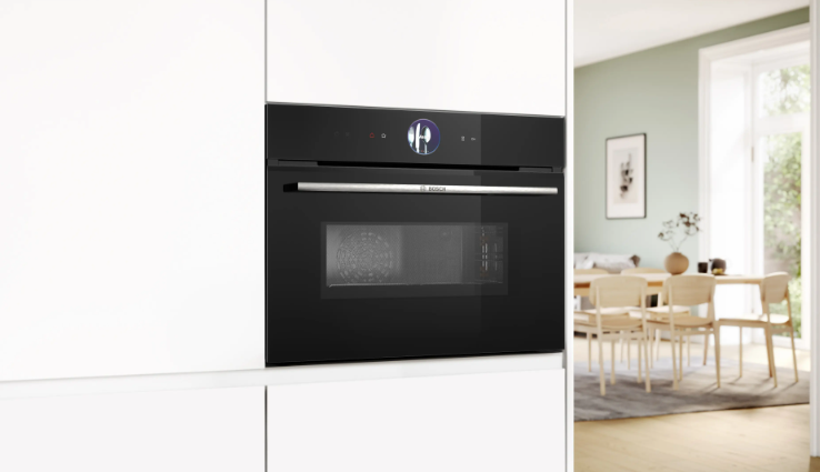 Horno Compacto con Microondas Bosch Serie 8 CMG7761B1 45 L Negro