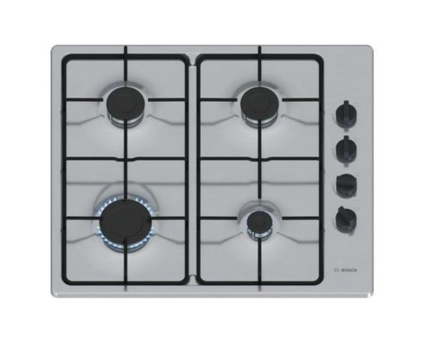 Anafe a Gas Bosch Serie 2 PBP6B5K80 60 cm 4 hornallas Acero inoxidable
