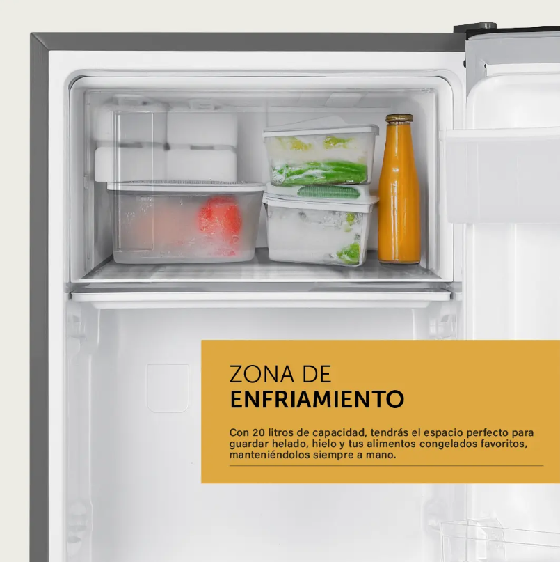 Heladera Vondom HEL173WD 173 L con Dispensador de Agua Acero Inoxidable