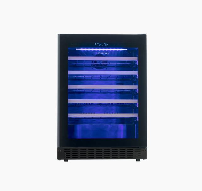 Cava Vinos Winefroz GD400S Simple Temperatura Puerta Vidrio 56 Bot