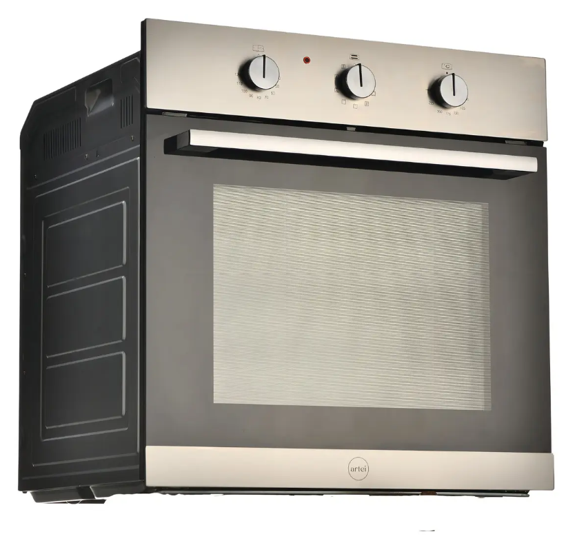 Combo Artei Horno Empotrable Iron Air Fryer 60cm + Anafe Vitrocerámico 4 Zonas