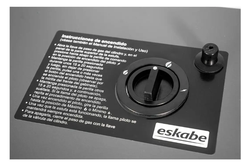 Garrafera Eskabe 4300 Kcal 5kW Rodante Convectiva GLP S21 MM5