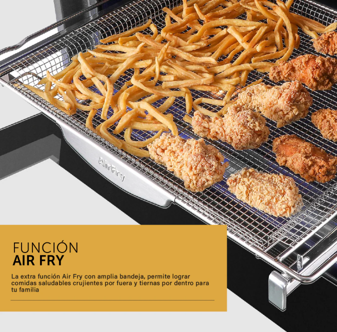 Horno Empotrable Vondom WiFi Pirolítico TFT Air Fry 81L TNC60HE-2