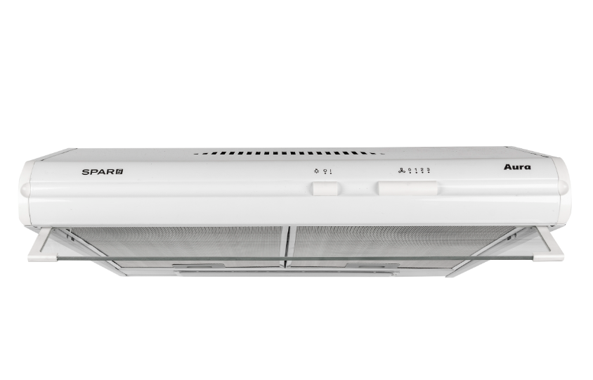 Purificador Spar Aura blanco 60cm 3 Velocidades Filtro Lavable