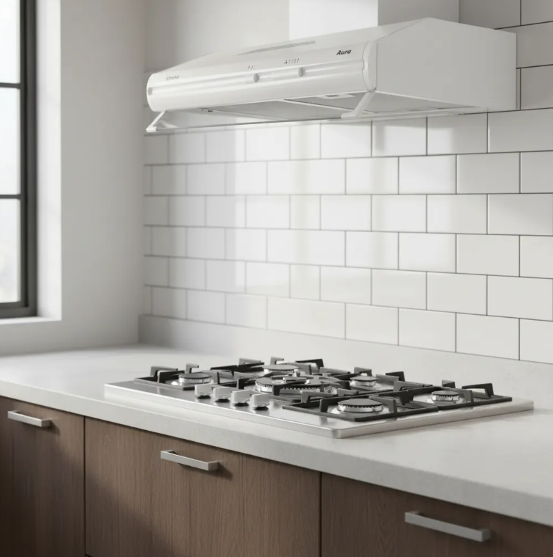 Purificador Spar Aura blanco 60cm 3 Velocidades Filtro Lavable