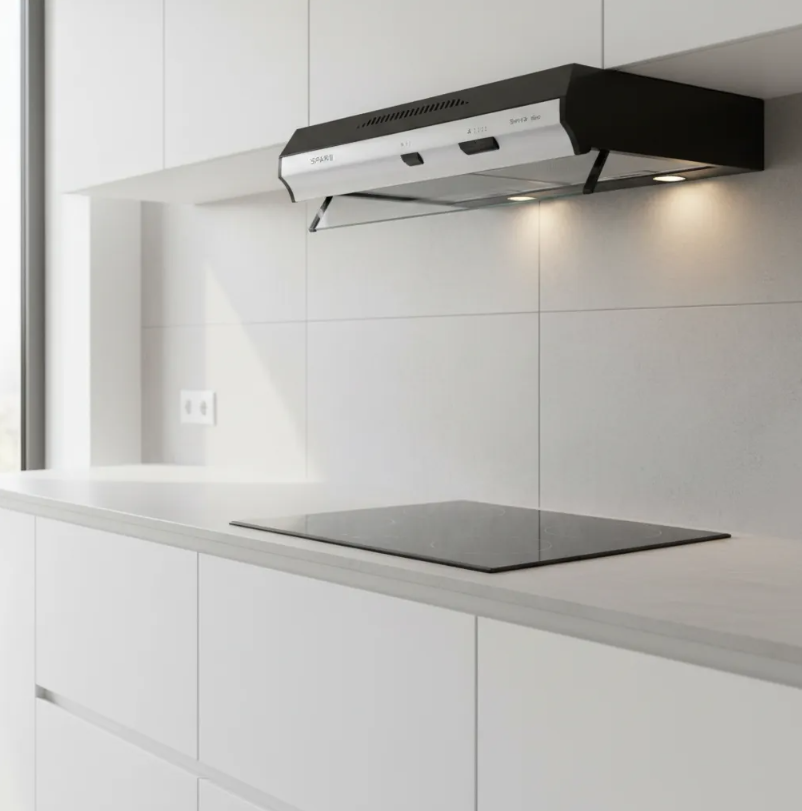 Purificador Spar Senza Duo 60cm sin salida negro