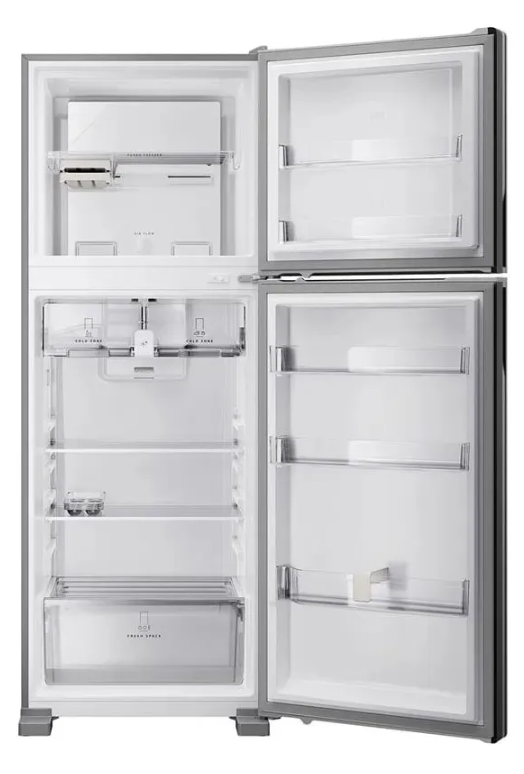 Heladera Whirlpool Inox Xpert AI No Frost Inverter 535 / 507 Lts WRM62AK