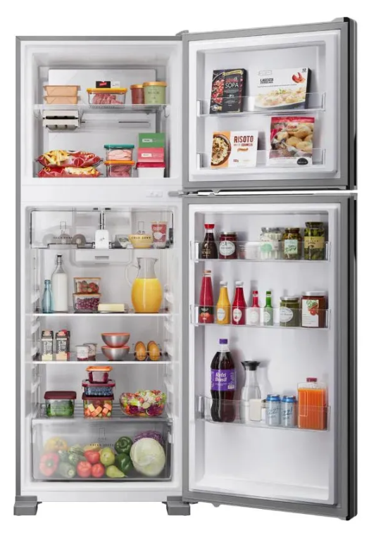 Heladera Whirlpool Inox Xpert AI No Frost Inverter 535 / 507 Lts WRM62AK