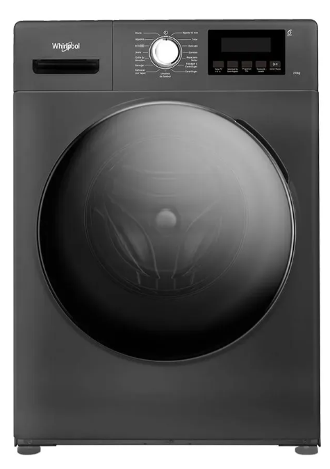 Lavarropas Whirlpool 7 Kg Inverter Titanium 1200 RPM WNQ07AS