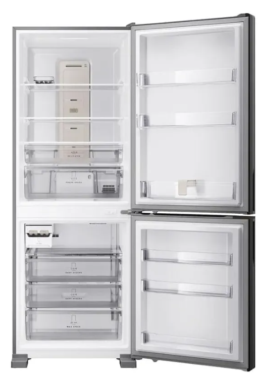 Heladera Whirlpool Xpert AI Inverter No Frost 530L Inox WRE66AKDIM