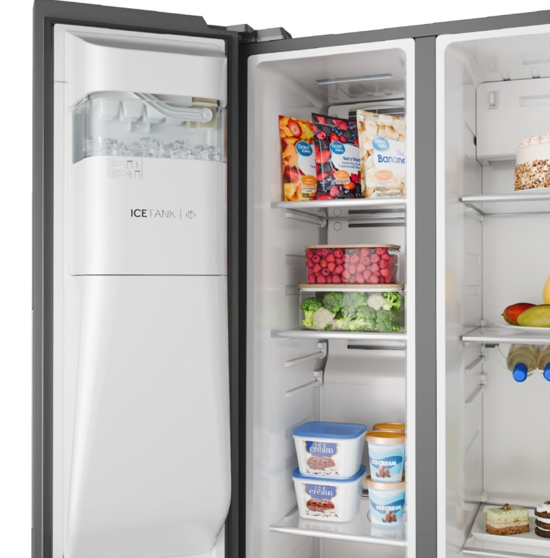 Heladera Side by Side Inverter con IA 625 L Inox Drean - DSP610IORSS0