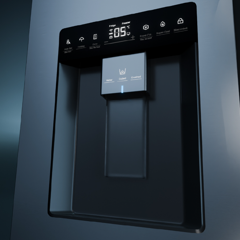 Heladera Side by Side Inverter con IA 625 L Inox Drean - DSP610IORSS0