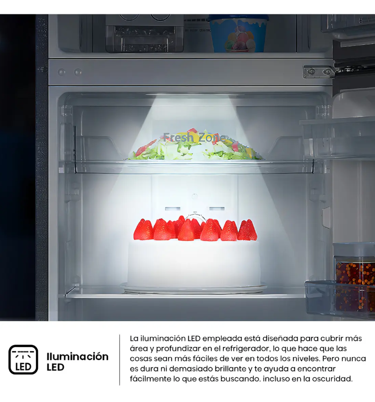 Heladera Hisense Inverter No Frost 346L con Dispenser de Agua RT3N320NMC