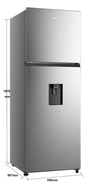 Heladera Hisense Inverter No Frost 250L Silver RT3N250NMC