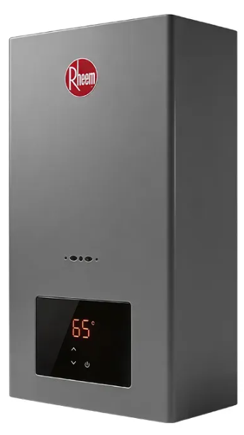 Calefon Instantaneo Rheem 14l Gn Tiro Natural Sin Piloto Gris Oscuro Gn R7-14L-GN-XI-D-G
