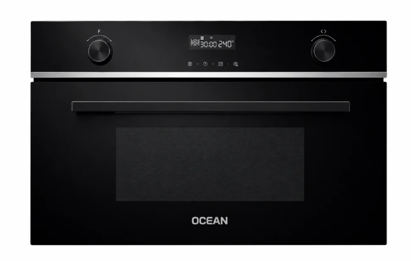 Combo Horno + Microondas Empotrables Ocean Italy Negro OEOM69BEF + MWOI349TCGAB
