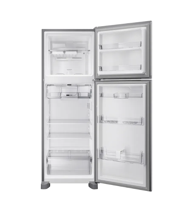 Heladera Whirlpool Xpert Inverter No Frost 383 L Inox Freezer Superior WRM46MK