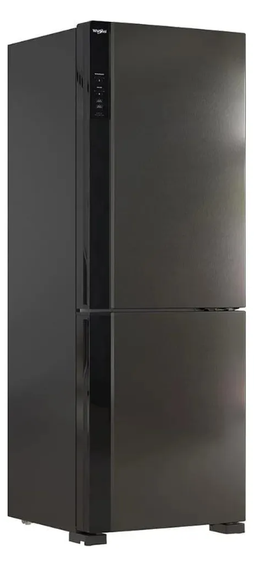 Heladera Whirlpool Xpert AI Inverter No Frost 518L Negra WRE68AE