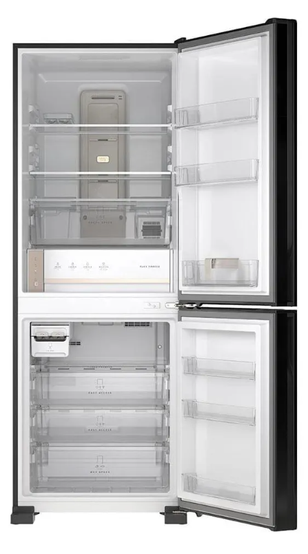 Heladera Whirlpool Xpert AI Inverter No Frost 518L Negra WRE68AE